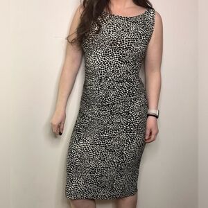 Norma Kamali Snake Print Bodycon Dress - Size M